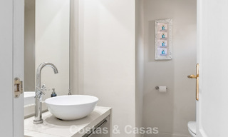 Spacious family villa in a modern Spanish architectural style with breathtaking sea views for sale in Manilva, Costa del Sol 800660 