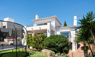 Spacious family villa in a modern Spanish architectural style with breathtaking sea views for sale in Manilva, Costa del Sol 800664 