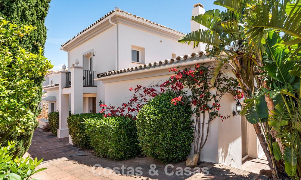 Spacious family villa in a modern Spanish architectural style with breathtaking sea views for sale in Manilva, Costa del Sol 800672