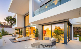 High-end luxury villa with minimalist design for sale in a gated community just East of Marbella town centre 800679 