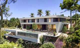 State-of-the-art luxury villa for sale in the tranquil hills of Marbella - Benahavís with views over the green valley and the sea 800724 