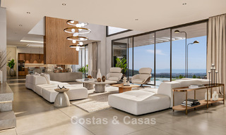 State-of-the-art luxury villa for sale in the tranquil hills of Marbella - Benahavís with views over the green valley and the sea 800729 