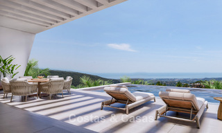 State-of-the-art luxury villa for sale in the tranquil hills of Marbella - Benahavís with views over the green valley and the sea 800731 