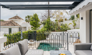 Luxuriously, contemporarily, renovated villa for sale in a gated community in Nueva Andalucía’s Golf Valley, Marbella 800740 