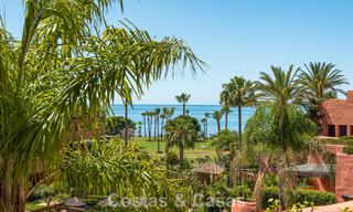 Exclusive beachfront duplex penthouse for sale on the new golden mile between Marbella and Estepona 800756 