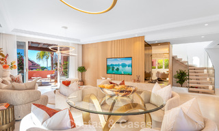 Exclusive beachfront duplex penthouse for sale on the new golden mile between Marbella and Estepona 800762 