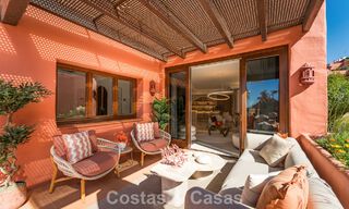 Exclusive beachfront duplex penthouse for sale on the new golden mile between Marbella and Estepona 800767 