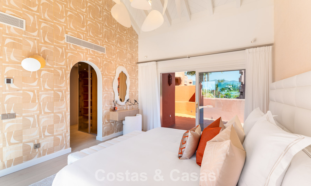 Exclusive beachfront duplex penthouse for sale on the new golden mile between Marbella and Estepona 800780