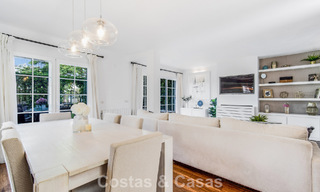 Stunning renovated 4-bedroom townhouse for sale with sea views, frontline beach location on Marbella’s Golden Mile 800832 