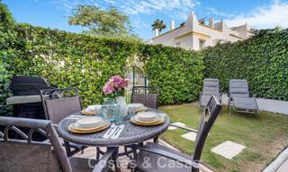 Stunning renovated 4-bedroom townhouse for sale with sea views, frontline beach location on Marbella’s Golden Mile 800838 