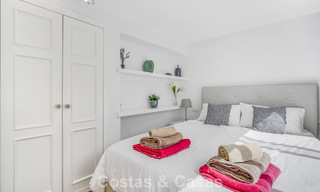 Stunning renovated 4-bedroom townhouse for sale with sea views, frontline beach location on Marbella’s Golden Mile 800854 