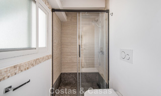 Stunning renovated 4-bedroom townhouse for sale with sea views, frontline beach location on Marbella’s Golden Mile 800861 