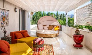 High-end duplex penthouse for sale in a highly sought-after golf complex in Nueva Andalucía, Marbella 801015 