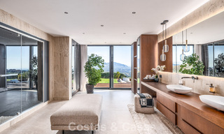 Impressive luxury villa with modern minimalist architecture for sale in the hills of East Marbella 801129 