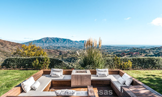 Impressive luxury villa with modern minimalist architecture for sale in the hills of East Marbella 801131 