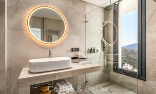 Impressive luxury villa with modern minimalist architecture for sale in the hills of East Marbella 801133 