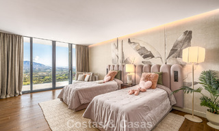 Impressive luxury villa with modern minimalist architecture for sale in the hills of East Marbella 801135 