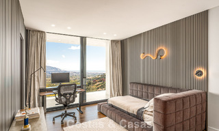 Impressive luxury villa with modern minimalist architecture for sale in the hills of East Marbella 801136 