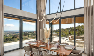 Impressive luxury villa with modern minimalist architecture for sale in the hills of East Marbella 801141 