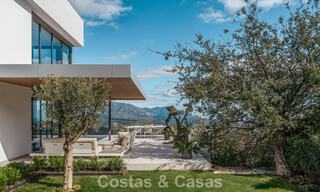 Impressive luxury villa with modern minimalist architecture for sale in the hills of East Marbella 801151 