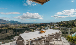 Impressive luxury villa with modern minimalist architecture for sale in the hills of East Marbella 801152 