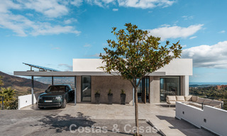 Impressive luxury villa with modern minimalist architecture for sale in the hills of East Marbella 801154 