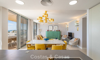 Exclusive penthouse with stunning open sea views for sale on the beachfront in Estepona 801258 