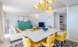 Exclusive penthouse with stunning open sea views for sale on the beachfront in Estepona 801261 
