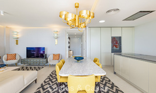 Exclusive penthouse with stunning open sea views for sale on the beachfront in Estepona 801263 