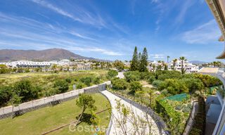 Exclusive penthouse with stunning open sea views for sale on the beachfront in Estepona 801278 