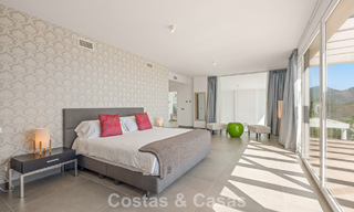 Contemporary luxury villa with sleek modern architecture and breathtaking views for sale in East Marbella 801170 