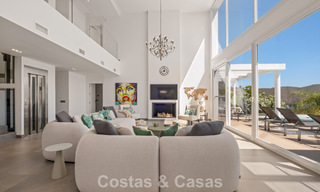 Contemporary luxury villa with sleek modern architecture and breathtaking views for sale in East Marbella 801189 