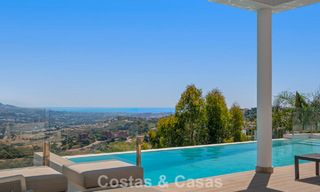 Contemporary luxury villa with sleek modern architecture and breathtaking views for sale in East Marbella 801223 