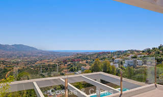 Contemporary luxury villa with sleek modern architecture and breathtaking views for sale in East Marbella 801231 