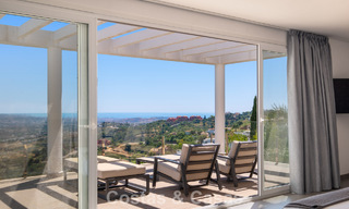 Contemporary luxury villa with sleek modern architecture and breathtaking views for sale in East Marbella 801234 