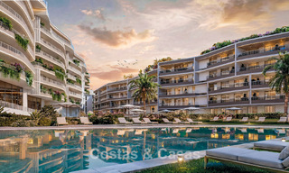 Modern new-build apartments with spacious terraces and sea views for sale in Torremolinos close to La Carihuela, Málaga, Costa del Sol 801243 