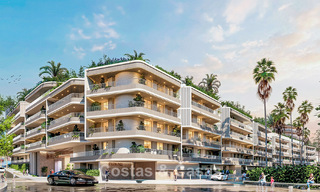 Modern new-build apartments with spacious terraces and sea views for sale in Torremolinos close to La Carihuela, Málaga, Costa del Sol 801245 