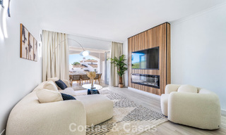 Bright, contemporary renovated apartment with sea views for sale in the hills of La Quinta, Marbella - Benahavís 801319 