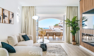 Bright, contemporary renovated apartment with sea views for sale in the hills of La Quinta, Marbella - Benahavís 801320 
