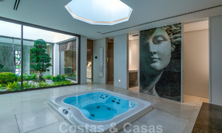 Move-in ready luxury modern villa for sale with stunning views in La Quinta, a golf community in Marbella - Benahavís 801022 