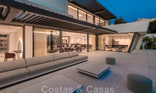 Move-in ready luxury modern villa for sale with stunning views in La Quinta, a golf community in Marbella - Benahavís 801052 