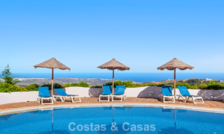 Spacious apartment with huge private garden and stunning views for sale East of Marbella 801422 