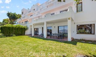 Spacious apartment with huge private garden and stunning views for sale East of Marbella 801452 