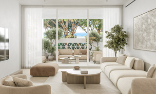 Renovated luxury apartment with sea views for sale in Playas del Duque, Puerto Banús, Marbella 801656 