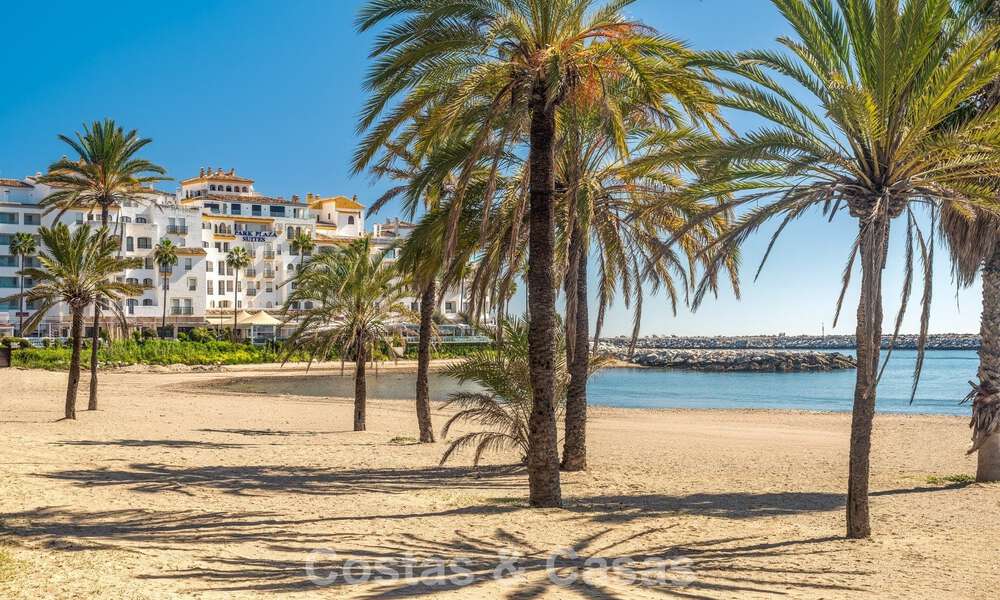 Renovated luxury apartment with sea views for sale in Playas del Duque, Puerto Banús, Marbella 801664