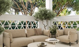 Renovated luxury apartment with sea views for sale in Playas del Duque, Puerto Banús, Marbella 801691 