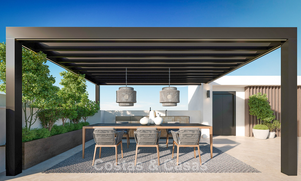 3 brand-new luxury villas for sale within walking distance of the beach and amenities in San Pedro, Marbella 801615