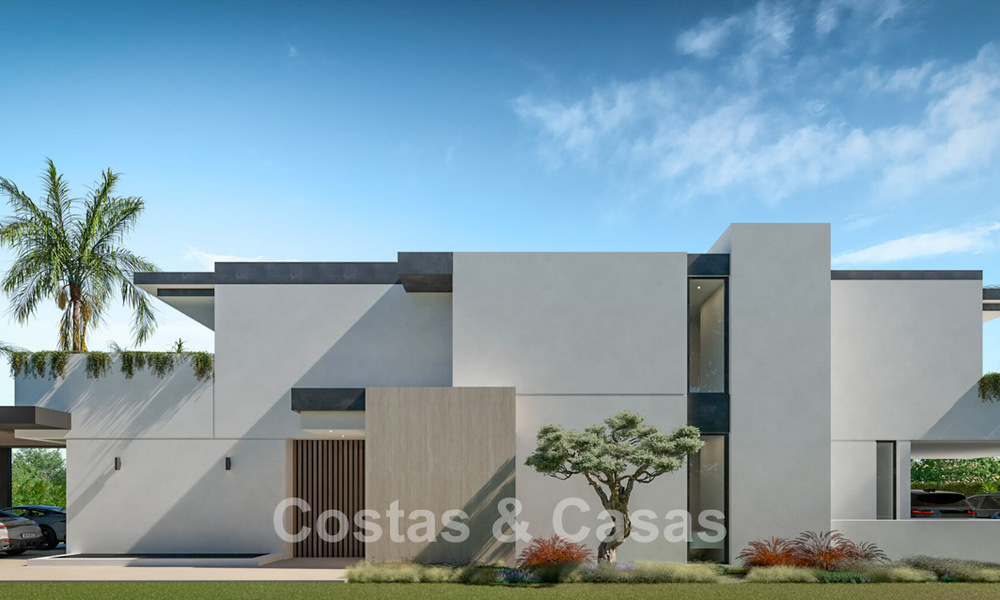 3 brand-new luxury villas for sale within walking distance of the beach and amenities in San Pedro, Marbella 801617