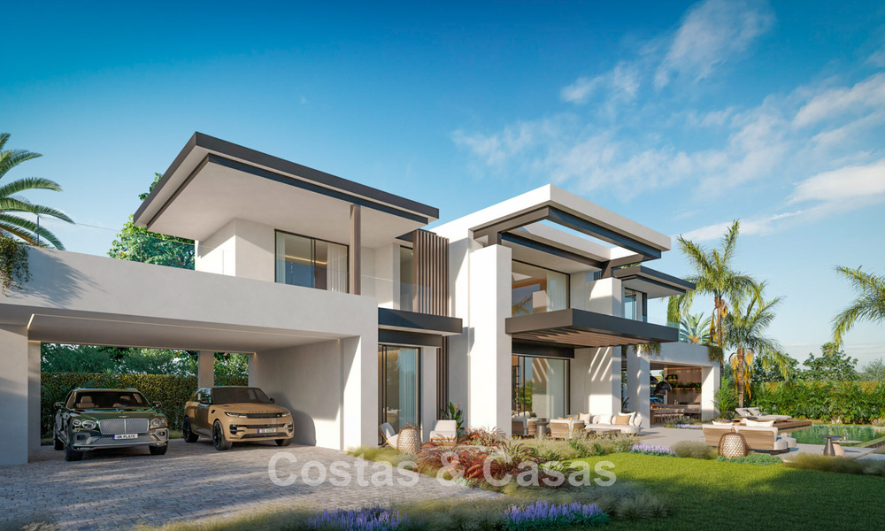 3 brand-new luxury villas for sale within walking distance of the beach and amenities in San Pedro, Marbella 801619