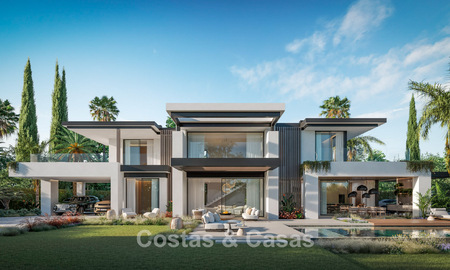 3 brand-new luxury villas for sale within walking distance of the beach and amenities in San Pedro, Marbella 801624
